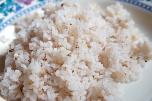 ブータン「ブータン」の写真：ブムタンで食べた主食類と主ドリンク。