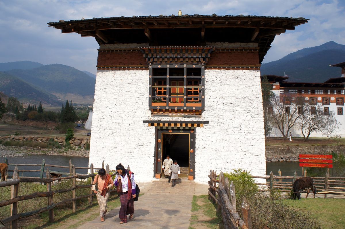 プナカのゾン(役所兼寺院)