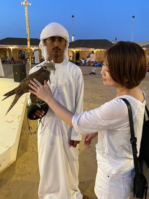 初めて鷹にお触り🦅
カッコイイ〜😍
自分の腕に乗せてみたい

鷹匠のお兄さ...