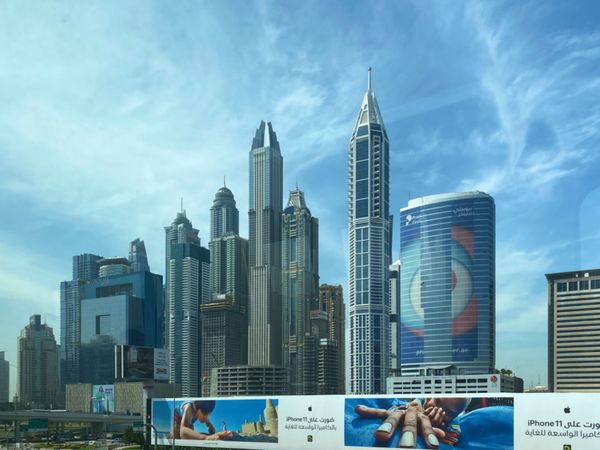 アラブ首長国連邦・ドバイ「新型コロナウイルスの影響で急遽行先変更😂」の写真：ドバイ最後の景色
ドバイからはバスでアブ...