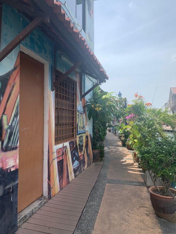 マレーシア「世界遺産の街　マラッカへ」の写真：リバーサイドも素敵でした♡