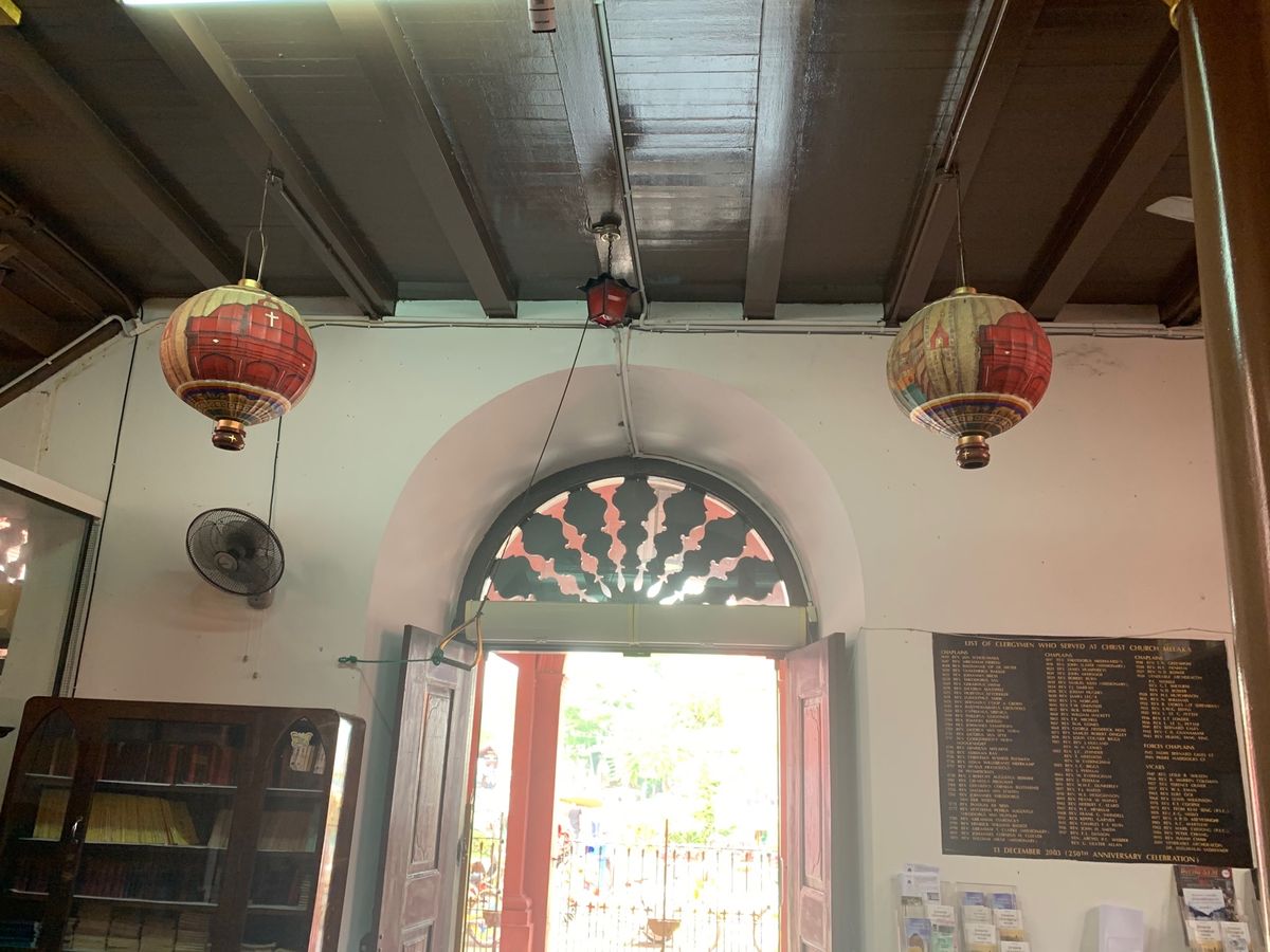 オランダ広場にあるマラッカキリスト教会！