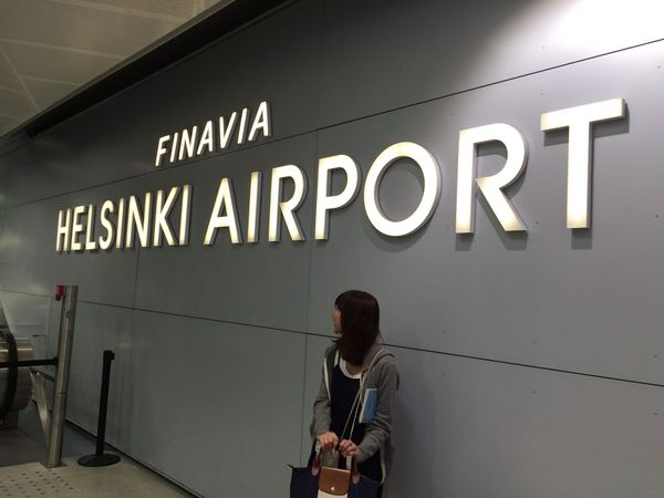 フィンランド・ヘルシンキ「フィンランド→ノルウェー（新婚旅行）」の写真：空港から中央駅まで