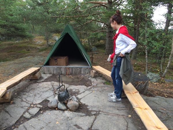 フィンランド・ヘルシンキ「フィンランド→ノルウェー（新婚旅行）」の写真：ハウスの中