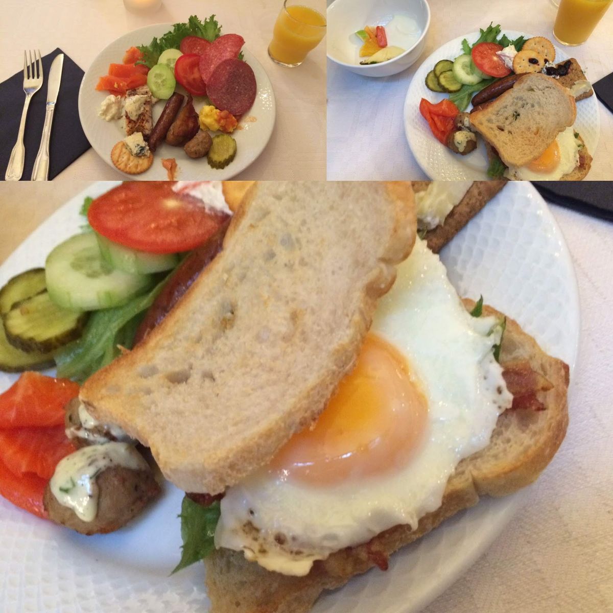 ベルゲン最終日のディナー