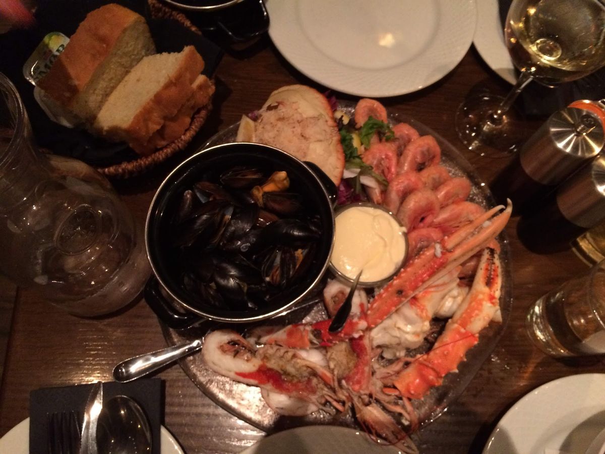 ベルゲン最終日のディナー