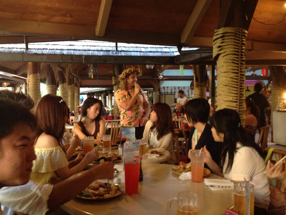 到着初日のディナー