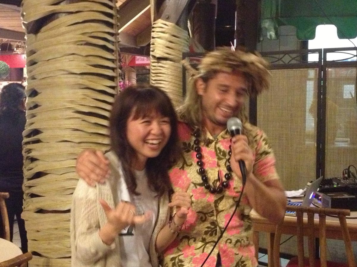 到着初日のディナー