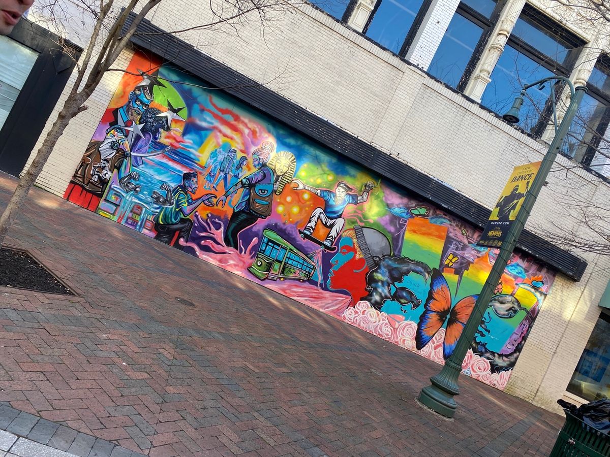 メンフィスらしいウォールアートの数々.