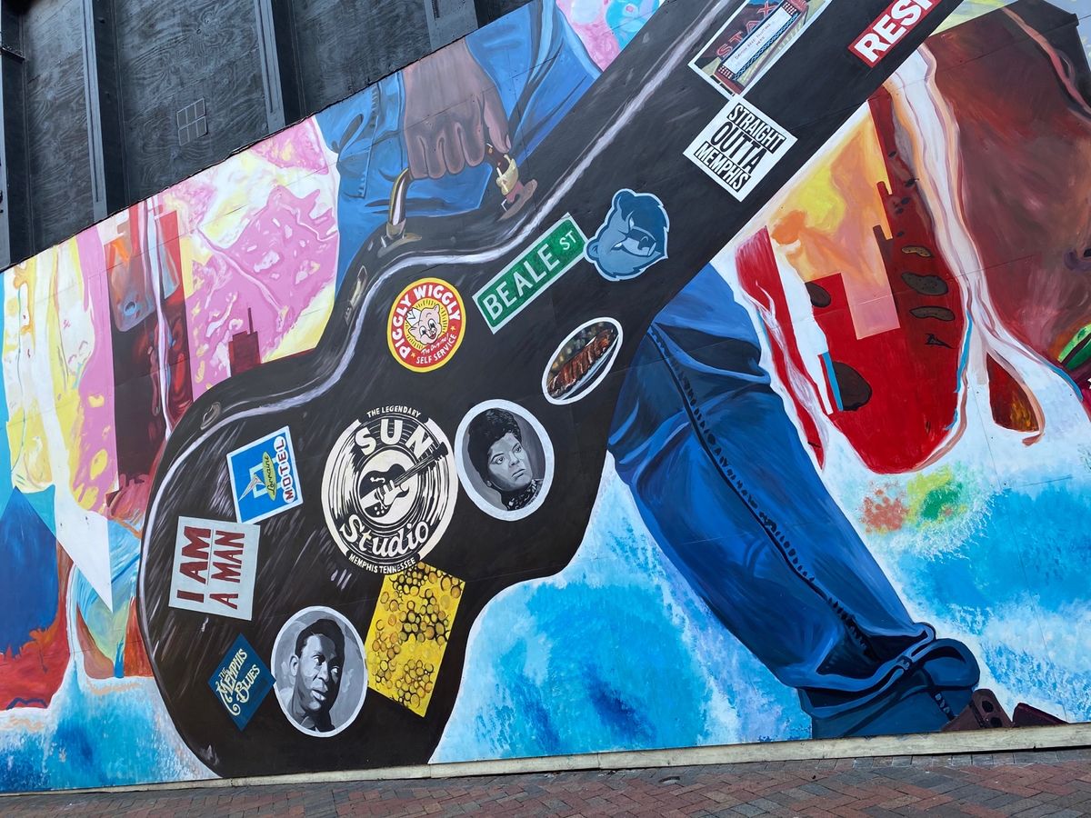 メンフィスらしいウォールアートの数々.