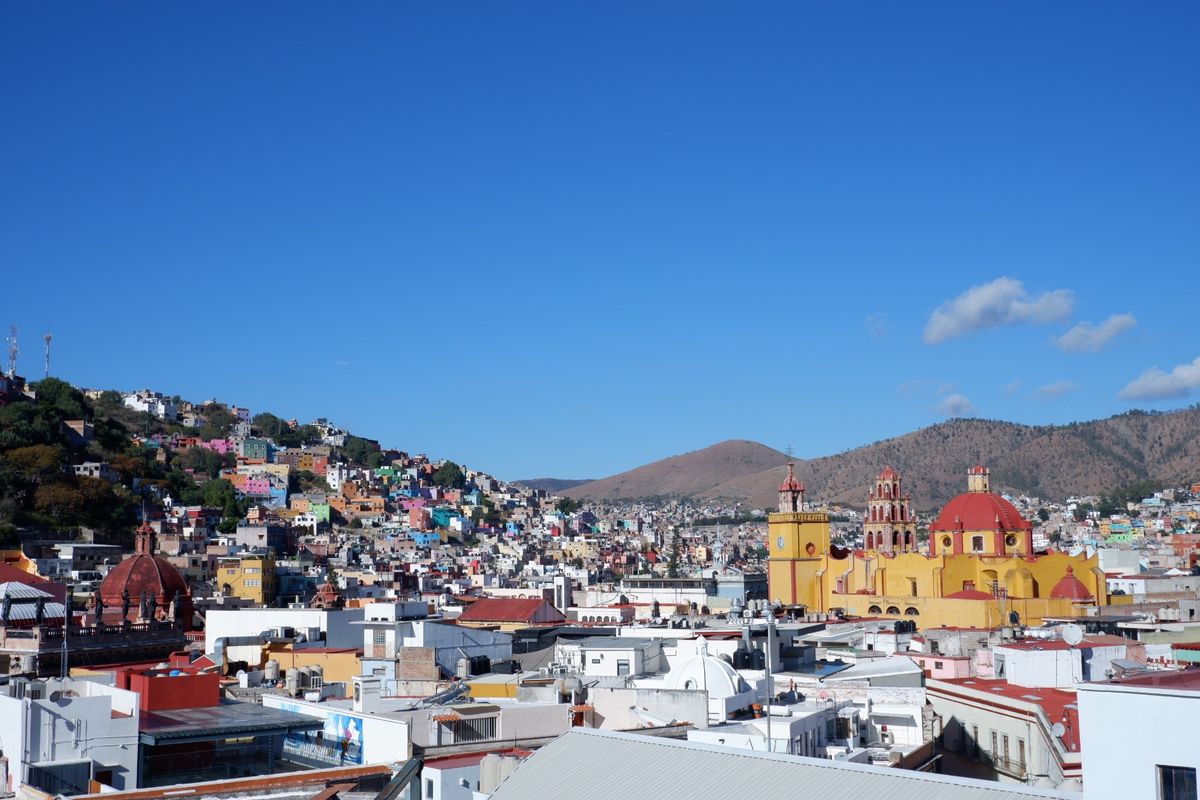 グァナファトはほんとにカラフルでかわいい街。メキシコの中ではかなり治安もい...