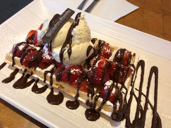 ベルギー「第1回ヨーロッパ一人旅！②」の写真：ブリュッセルで食べたもの！