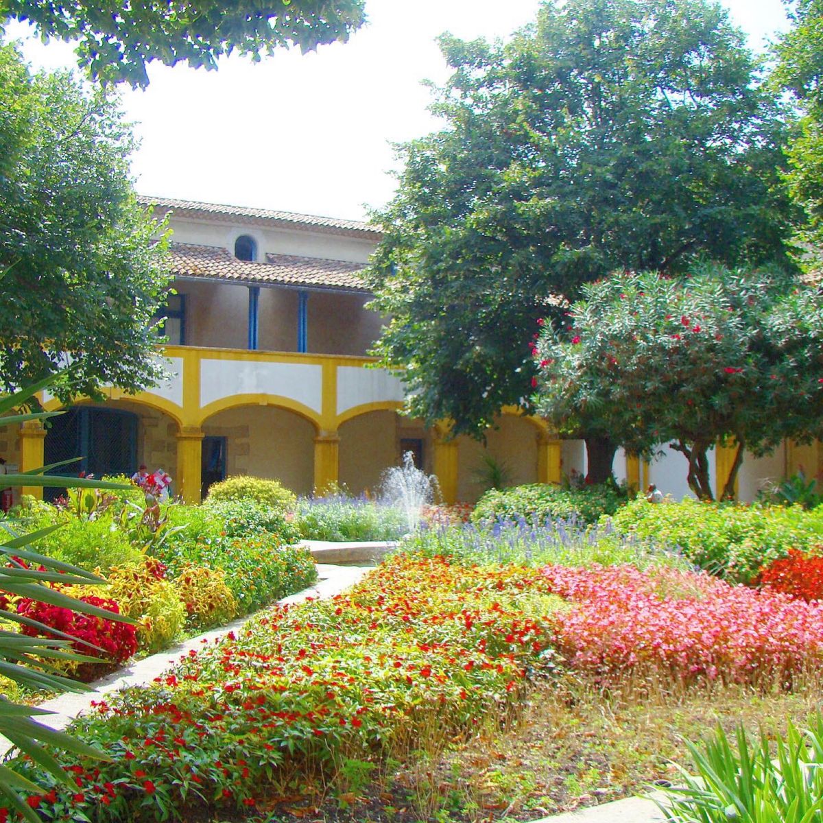 電車でアルルへ
ゴッホの絵で有名なカフェテラスと精神病院