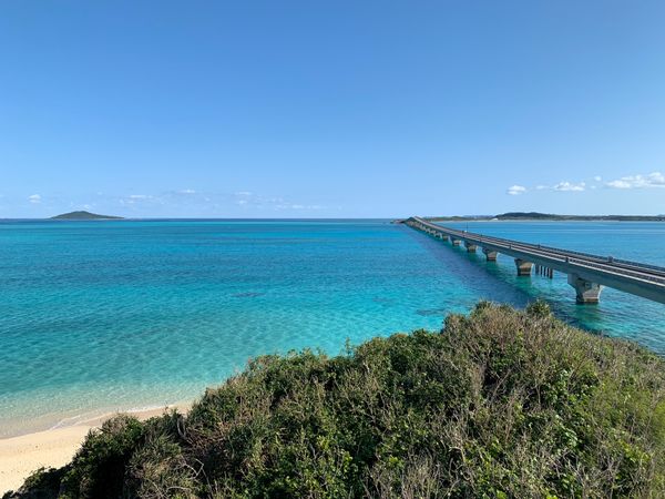 日本「2月　宮古島　1泊2日の弾丸ひとり旅」の写真：来ました池間大橋
美しい宮古島の中でも特...