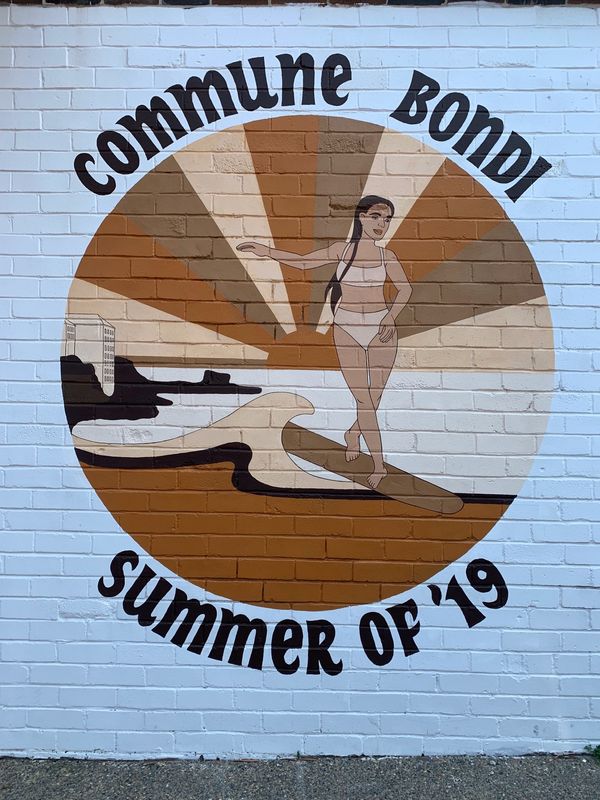 オーストラリア連邦「countdown 2020 in sydney vol1」の写真：bondiの街で見かけたart🎨