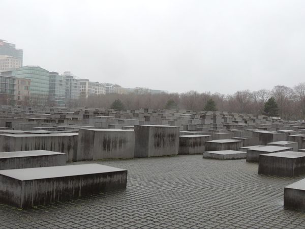 ドイツ・ベルリン「2020年 ベルリン」の写真：虐殺されたヨーロッパのユダヤ人のための記念碑