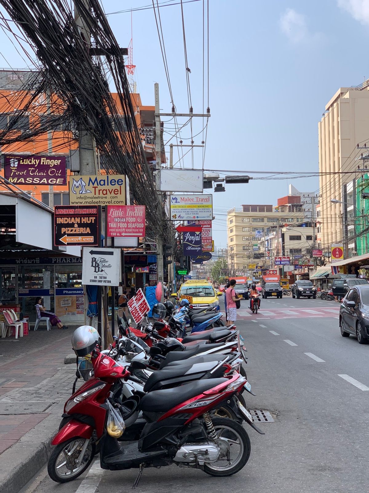 パタヤビーチ⛱
ファーストロードとセカンドロード