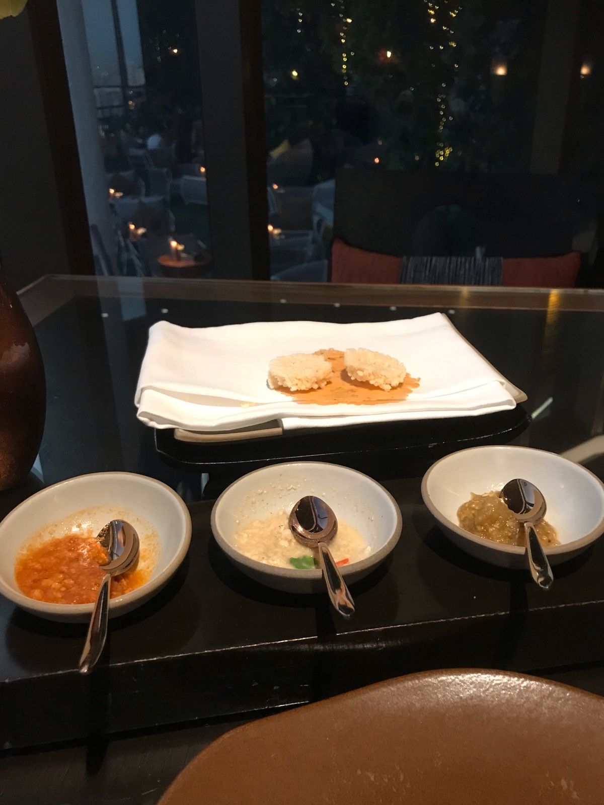 バンヤンツリーホテル🏨
高級創作タイ料理　Saffron①