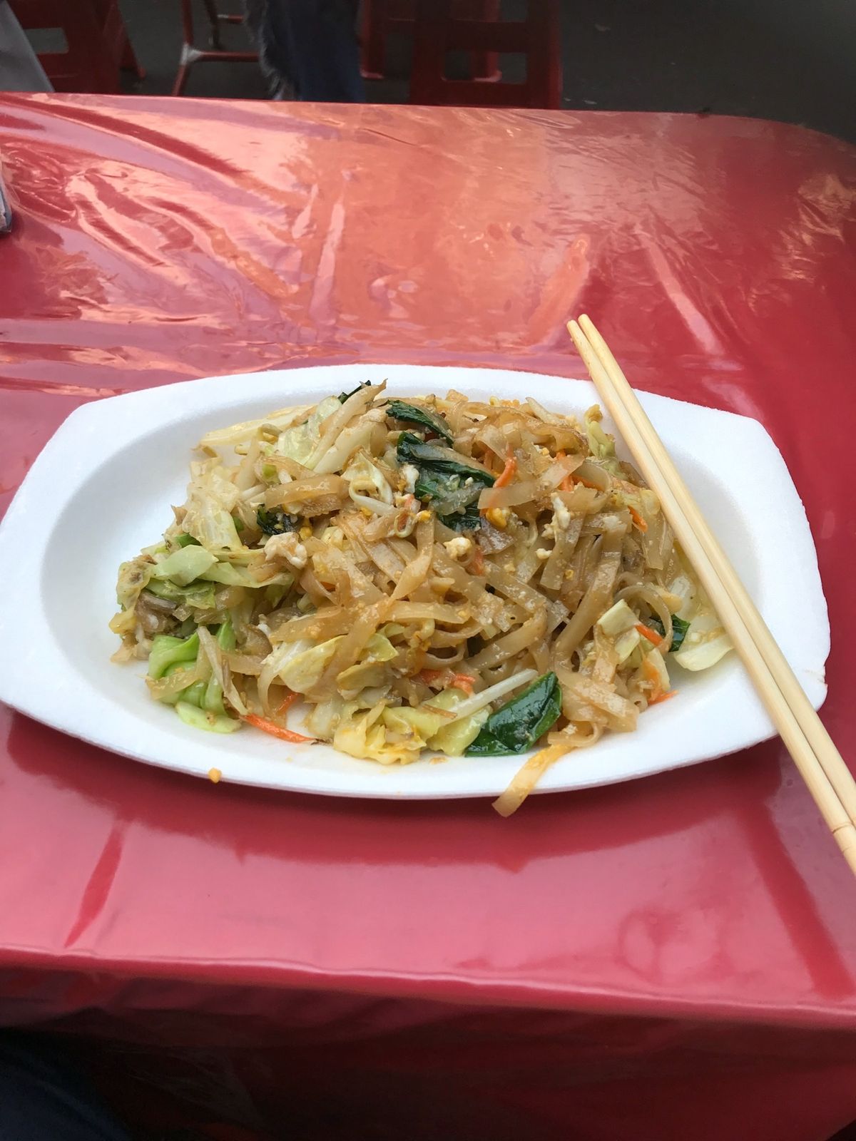 カオサンの屋台で食べたパッタイ
激旨、激安