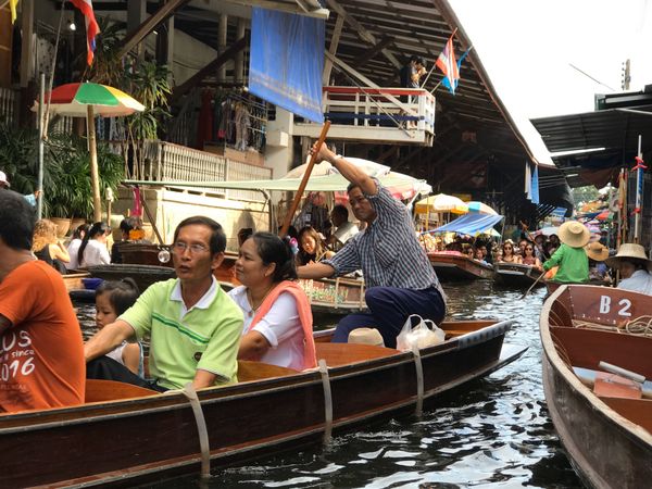タイ「Bangkok」の写真：ダムヌンサドゥアック水上マーケット