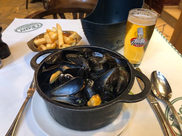 ベルギー・ブリュッセル「ベルギー 一人旅」の写真：おいしかったものたち😋