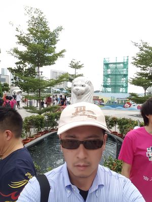 マーライオン修理工事中👷‍♀️