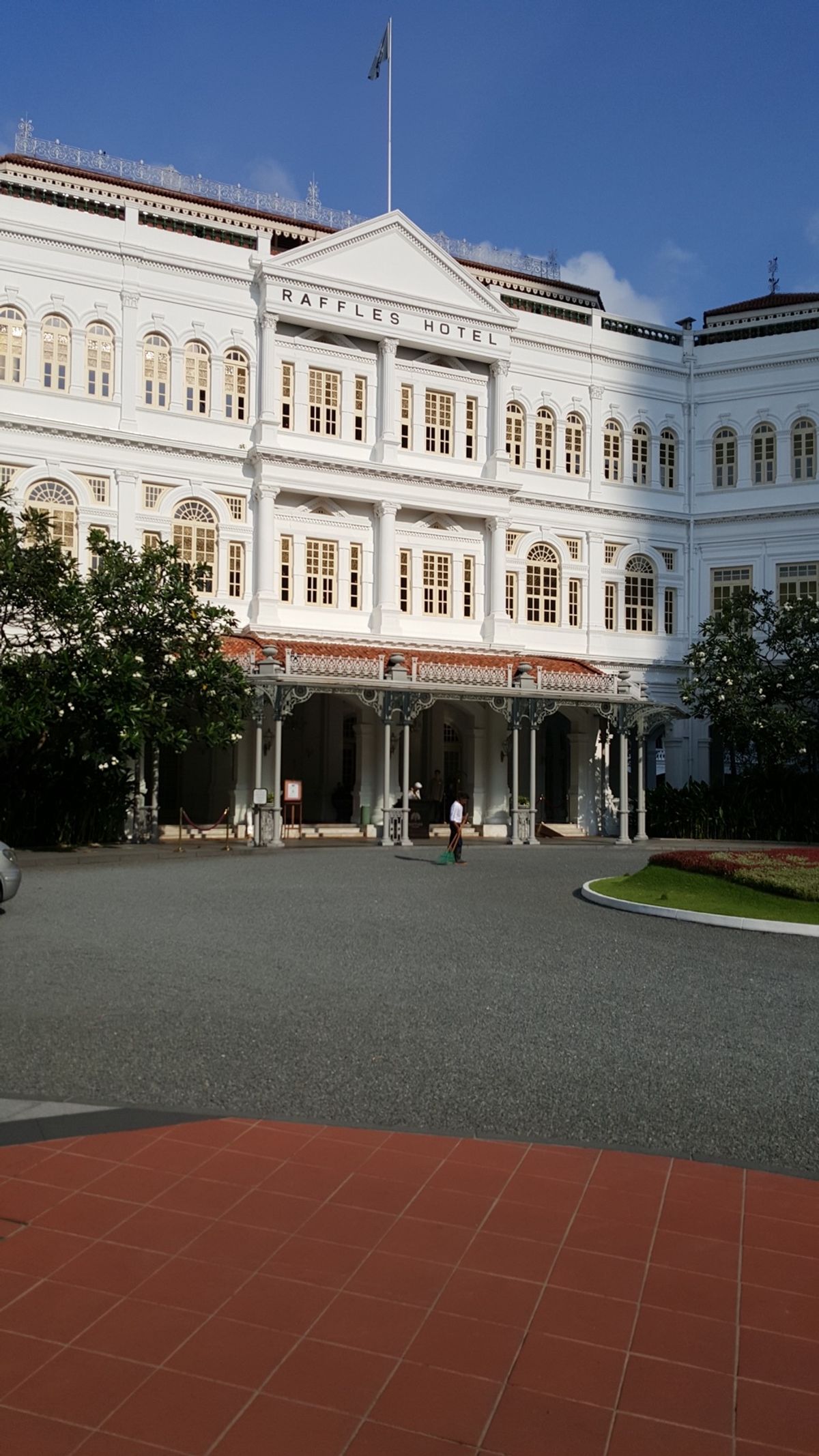 ラッフルズホテルと２５年前に宿泊したパンパシフィックホテル🏨