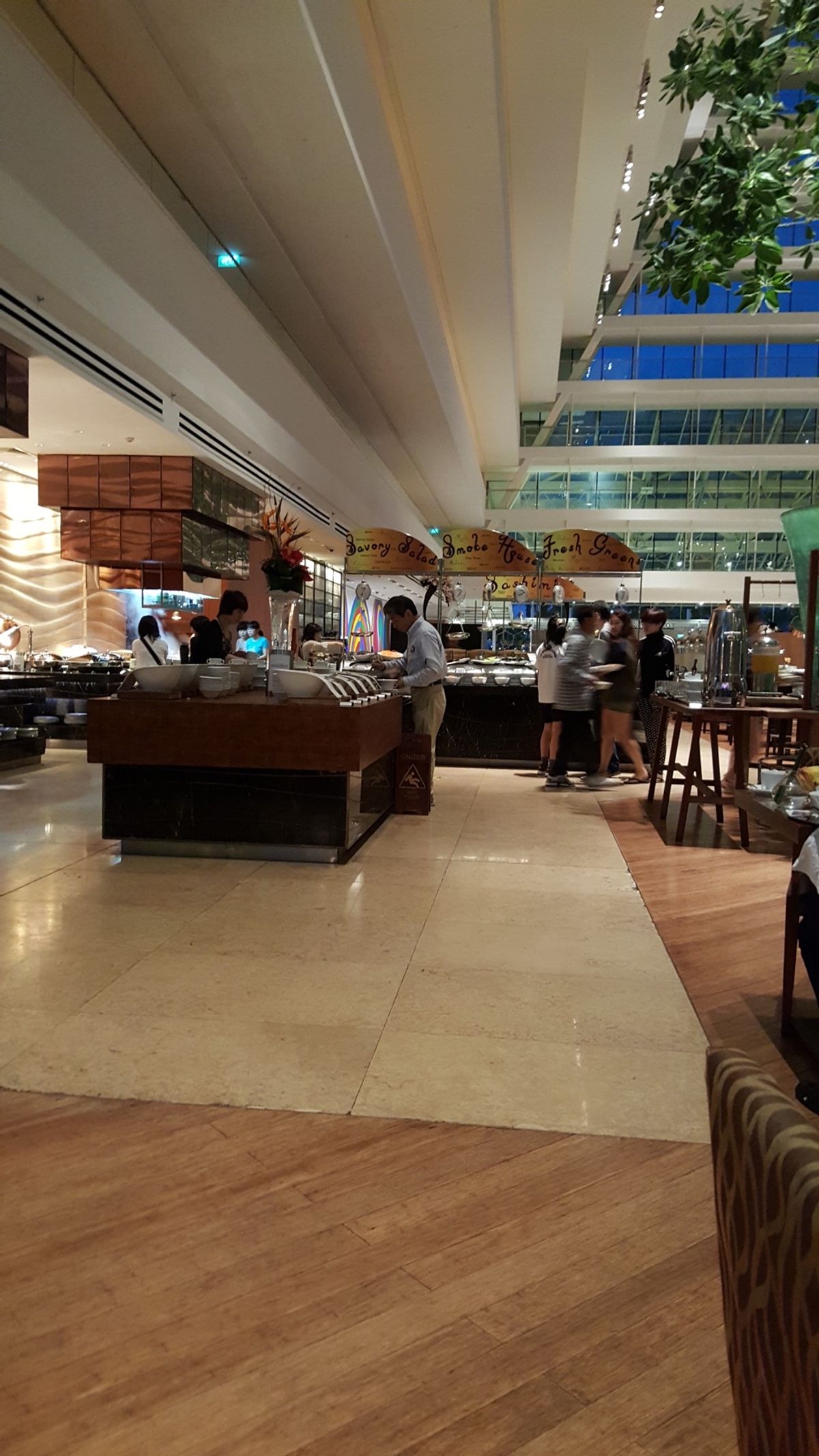 マリーナベイサンズ④
朝食レストラン