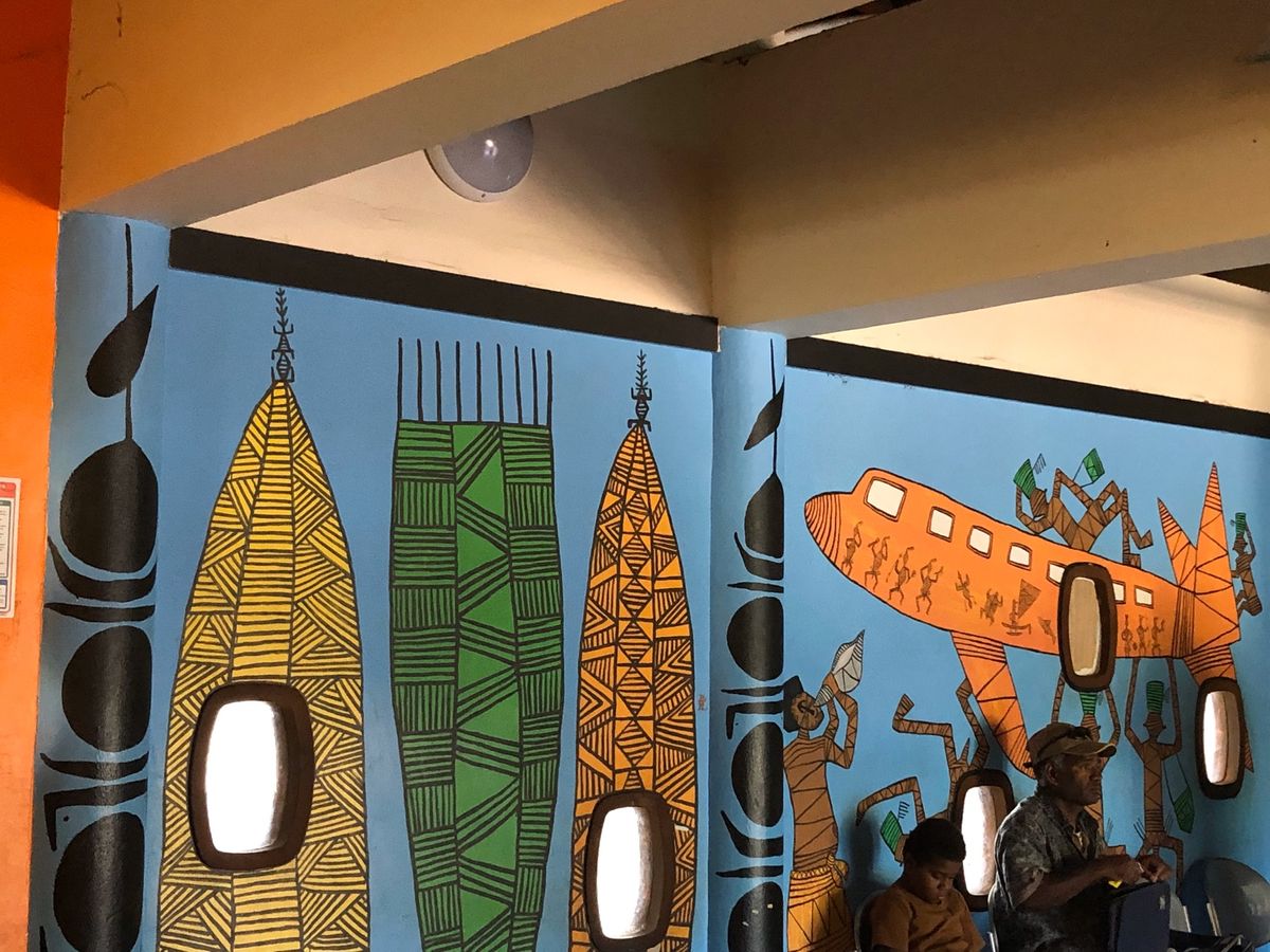 ウヴェア島の空港
