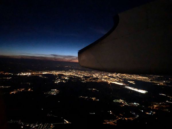 ハンガリー「ハンガリー　ブタペスト」の写真：空の上から