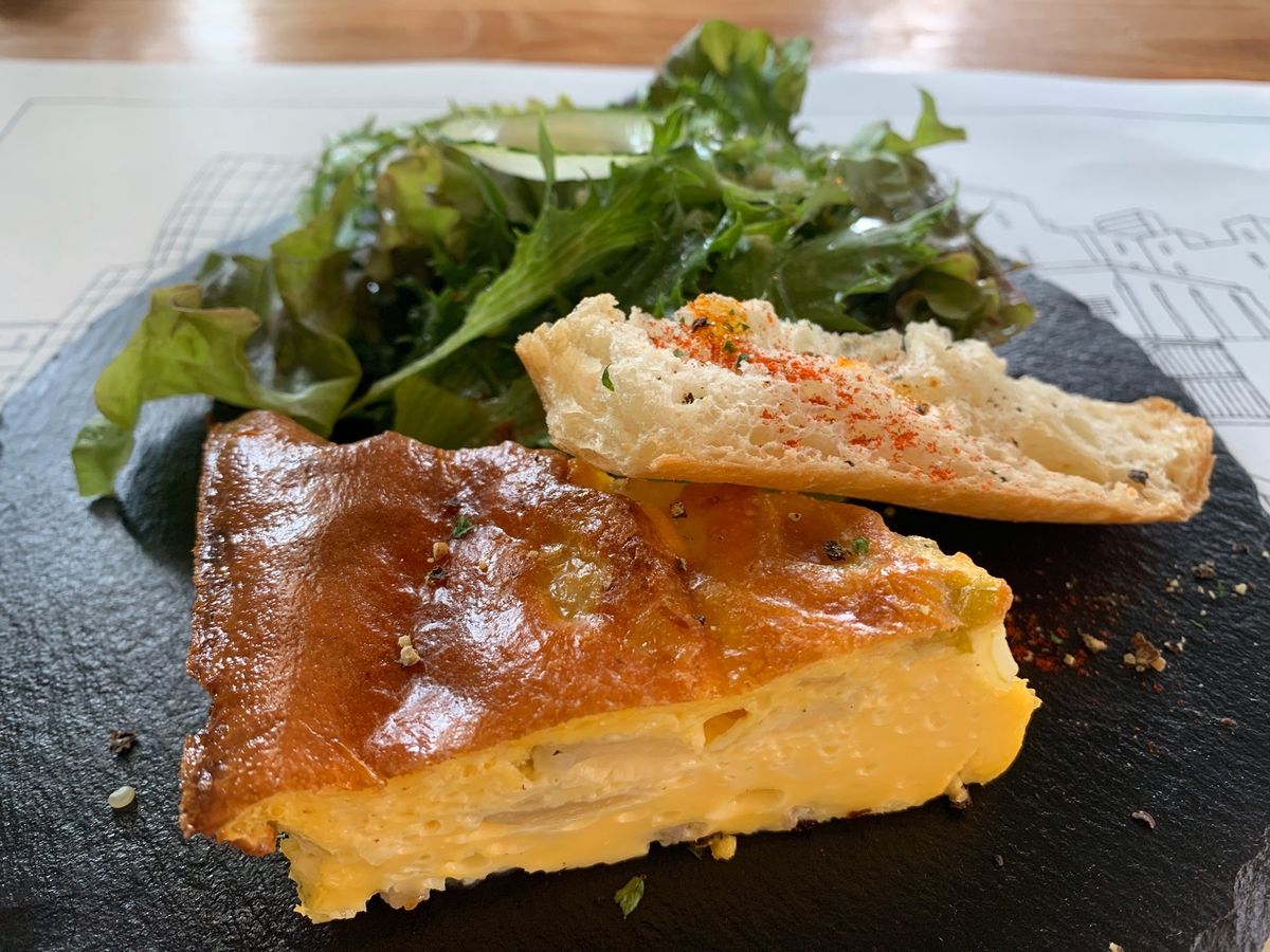 那須高原でガレットランチ🍴前菜のキッシュも美味しかった😋