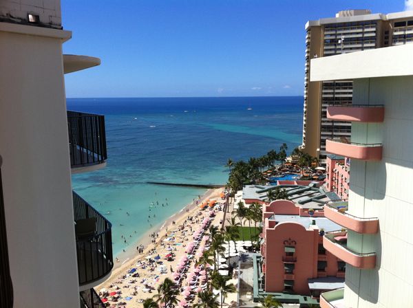 アメリカ(米国)・ホノルル「初ハワイ」の写真：初めてのハワイのホテルは「アウトリガーワ...