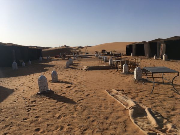 モロッコ「サラーム！Morocco」の写真：メルズーガ。サハラ砂漠でテント泊。かなり...