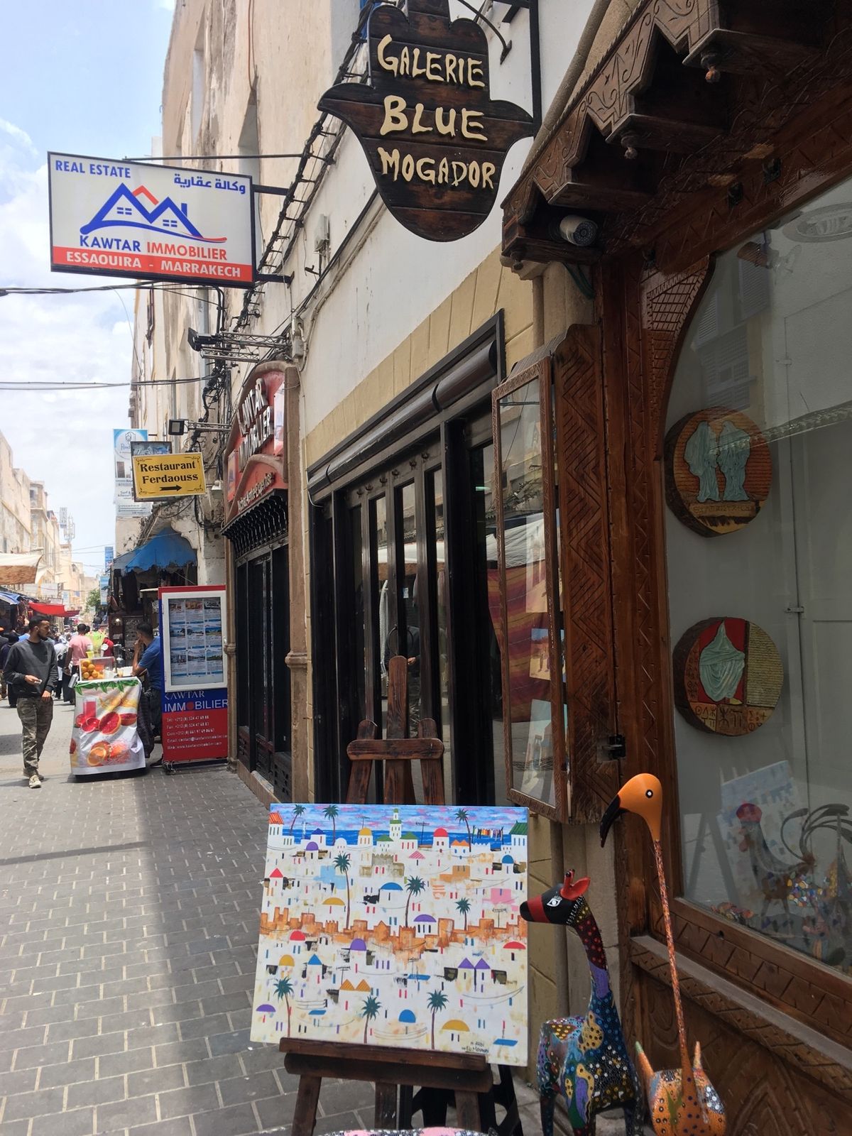 エッサウィラ。海外沿いの小さい街。マラケシュからそんなに離れてないのに雰囲...