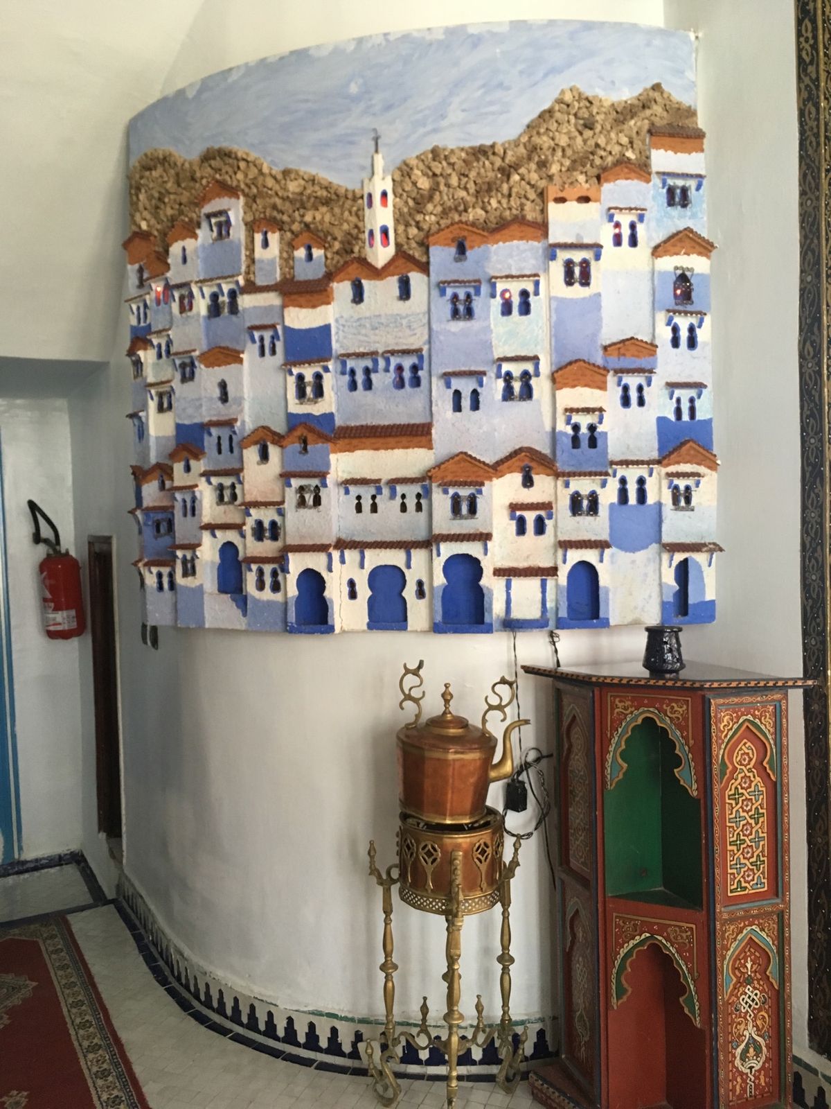 青い街並みで有名になったシャウエン。本名(？)はシャフシャフエン(←カタカ...