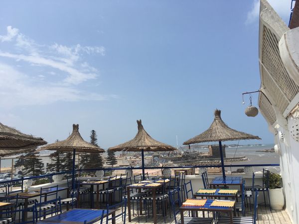 モロッコ「サラーム！Morocco」の写真：エッサウィラ。海外沿いの小さい街。マラケ...