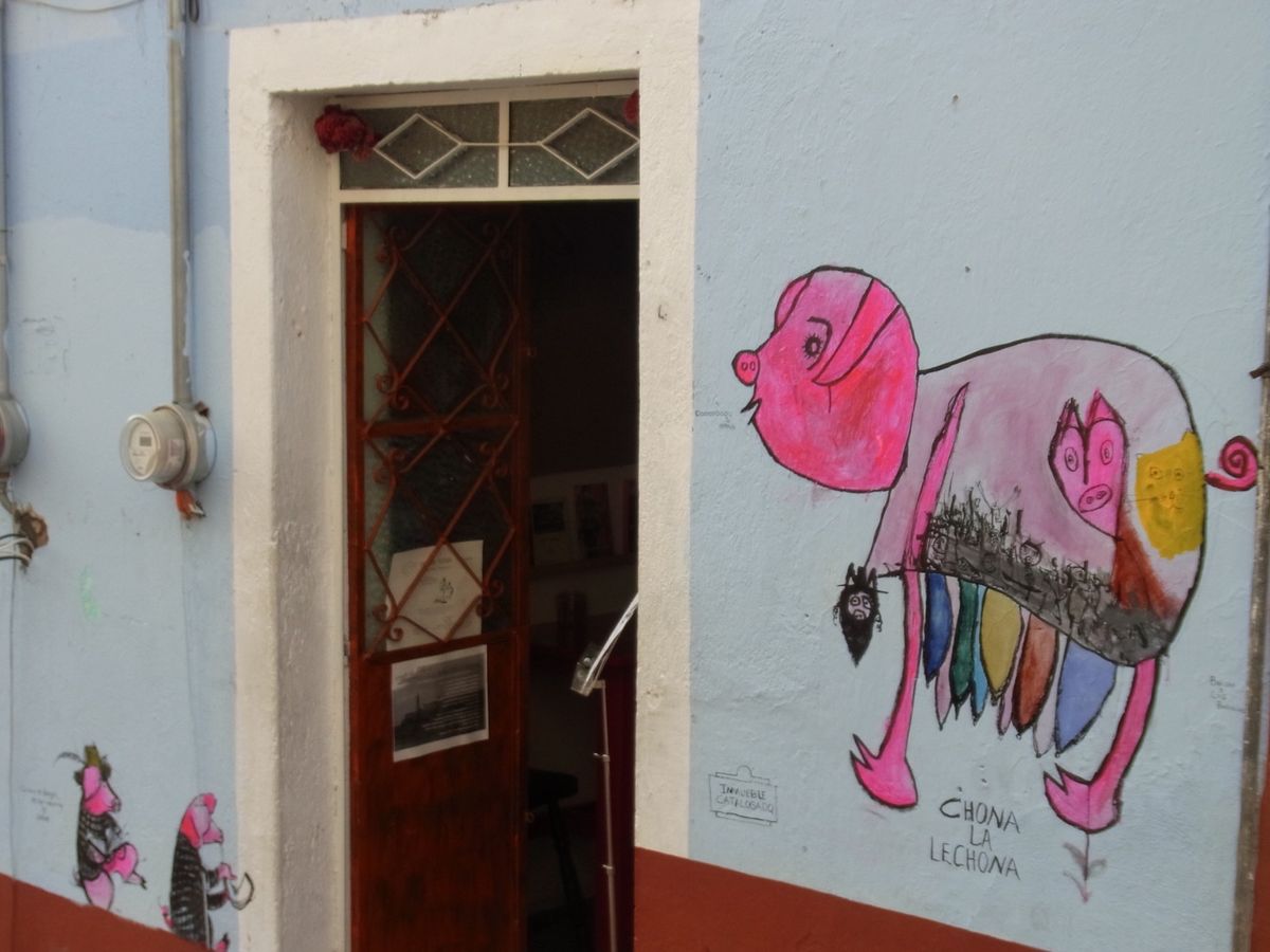 街全体が世界遺産のグアナファト
古城ホテルに宿泊