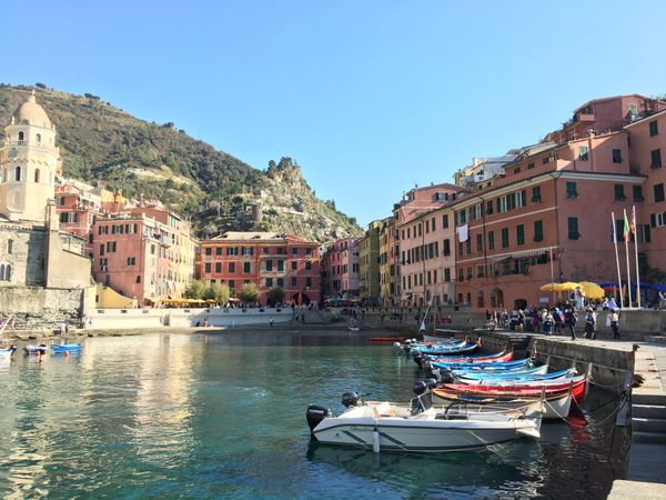 イタリア・チンクエテッレ「イタリアの小さな町」の写真