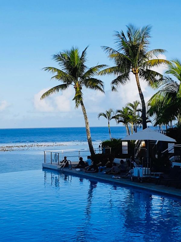 グアム「グアム家族旅行」の写真：モーニングヨガしたり、アトランティスサブ...