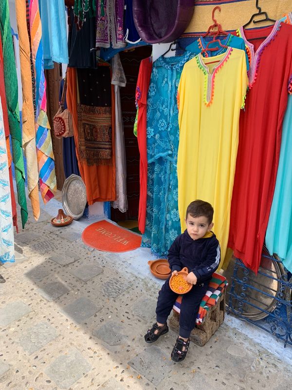 モロッコ・カサブランカ「モロッコ 10日間」の写真：青い街シャウエン
サハラ砂漠の日の出