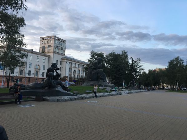ベラルーシ・ミンスク「ベラルーシ🇧🇾」の写真：ミンスクの街並みpart1
