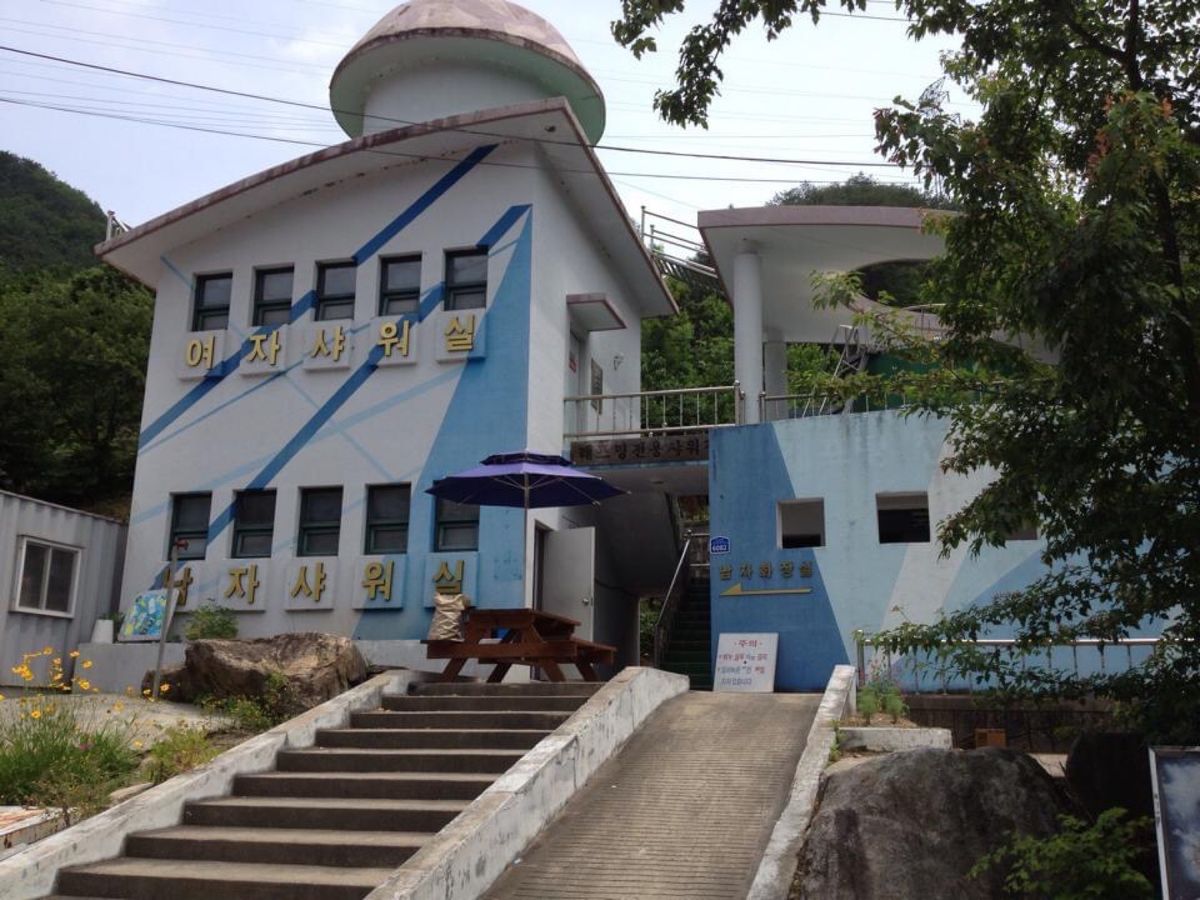 インジェ。ソウルからバスで数時間にある田舎町。ラフティングしたくて行ったけ...