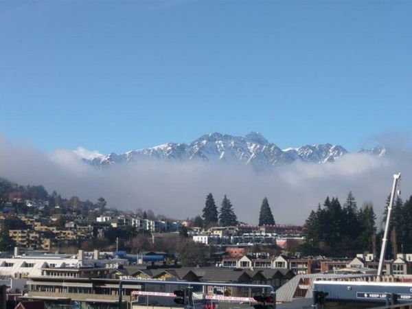 ニュージーランド・クライストチャーチ、「See ya!New Zealand」の写真：クィーンズタウン。
とにかく寒くて寒くて...