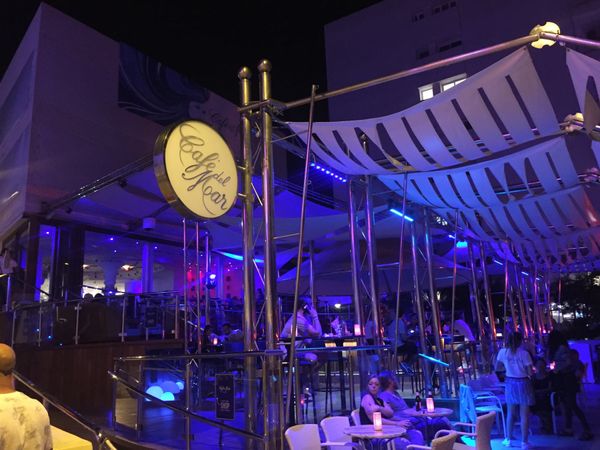 スペイン・バルセロナ「イビザ島パーティー三昧」の写真：cafe der mar
でchill