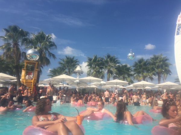 スペイン・バルセロナ「イビザ島パーティー三昧」の写真：イビザビーチパーティー！
天国