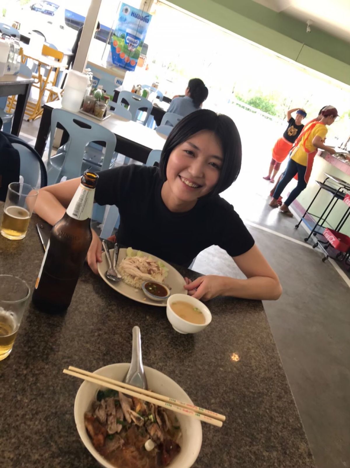 クラビタウンの[コスワン]のカオマンガイ美味しい
