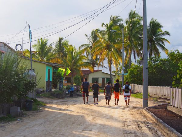 エクアドル・キト「ガラパゴス　動物と鳥たちの楽園へ」の写真：島によって街の規模は異なります
サンタク...