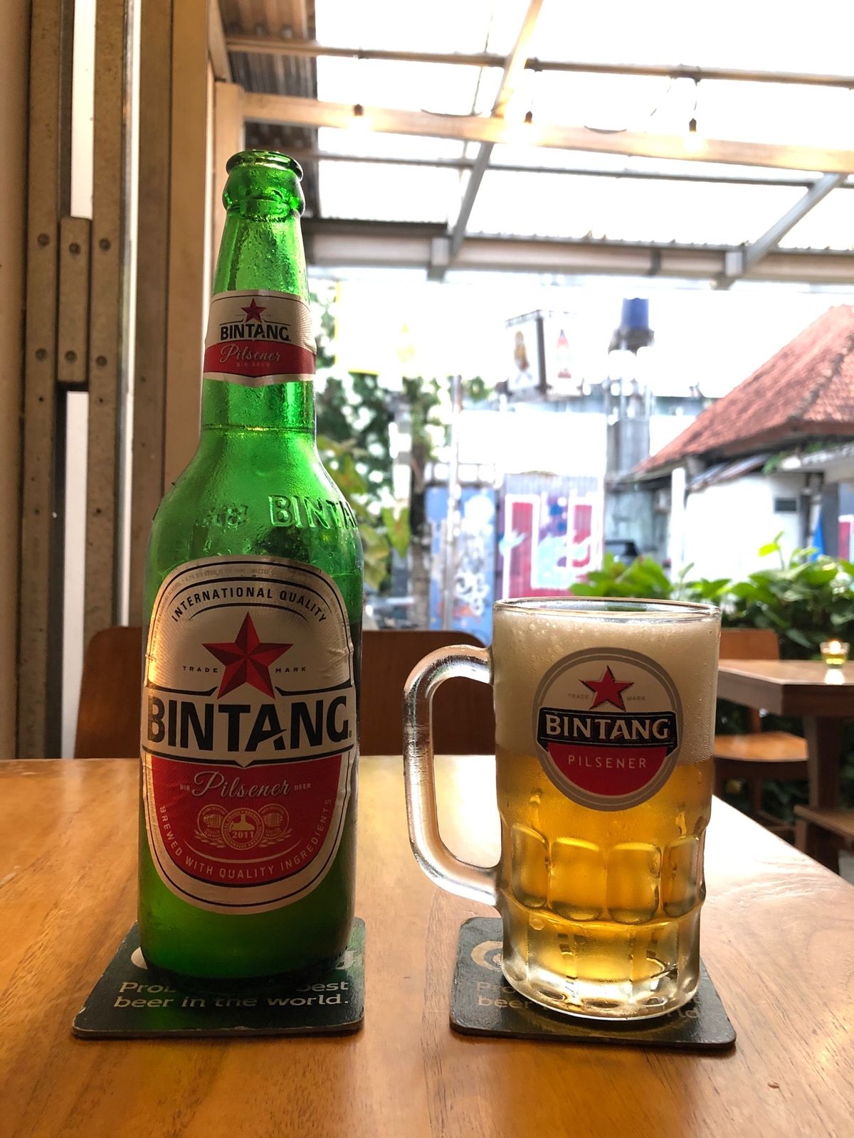 ジョグジャカルタの南の海沿いの宿
インド洋の夕焼けはキレイだった