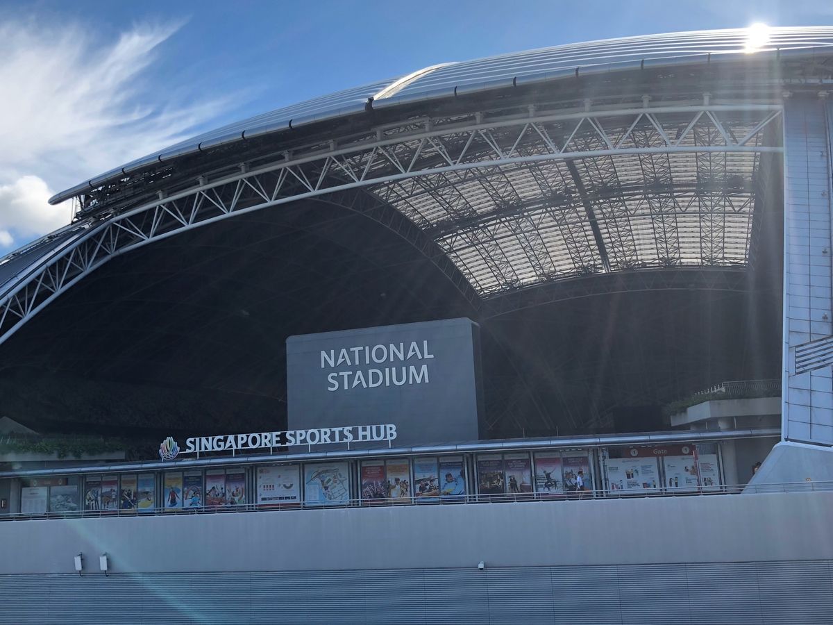 スーパーラグビー観戦
シンガポールの地で勝利！