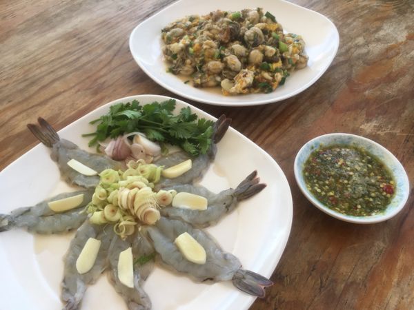 タイ・バンコク「タイ旅行」の写真：お気に入りのシーフード店